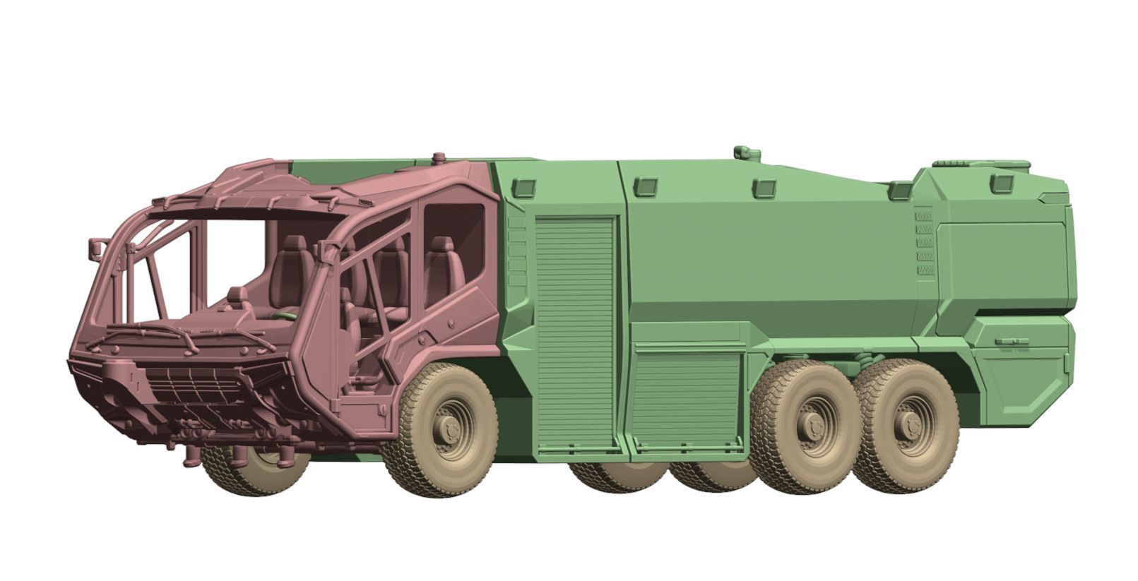Rosenbauer Panther 6x6 print  3D print model_5