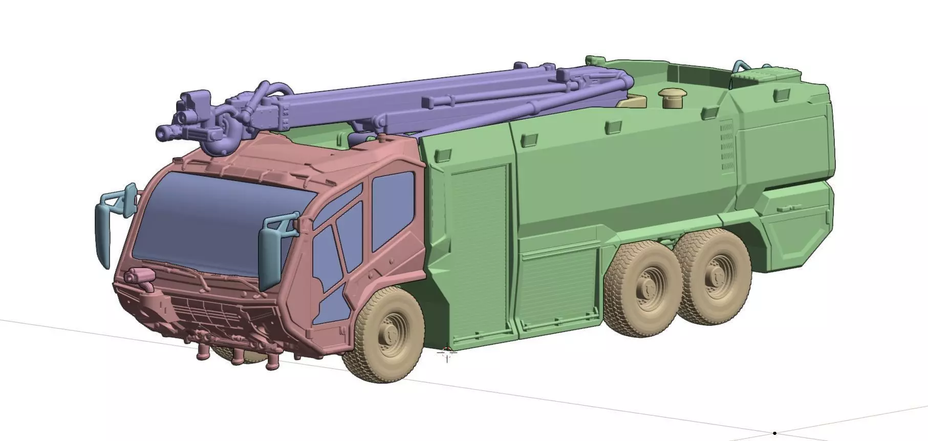 Rosenbauer Panther 6x6 print  3D print model_0