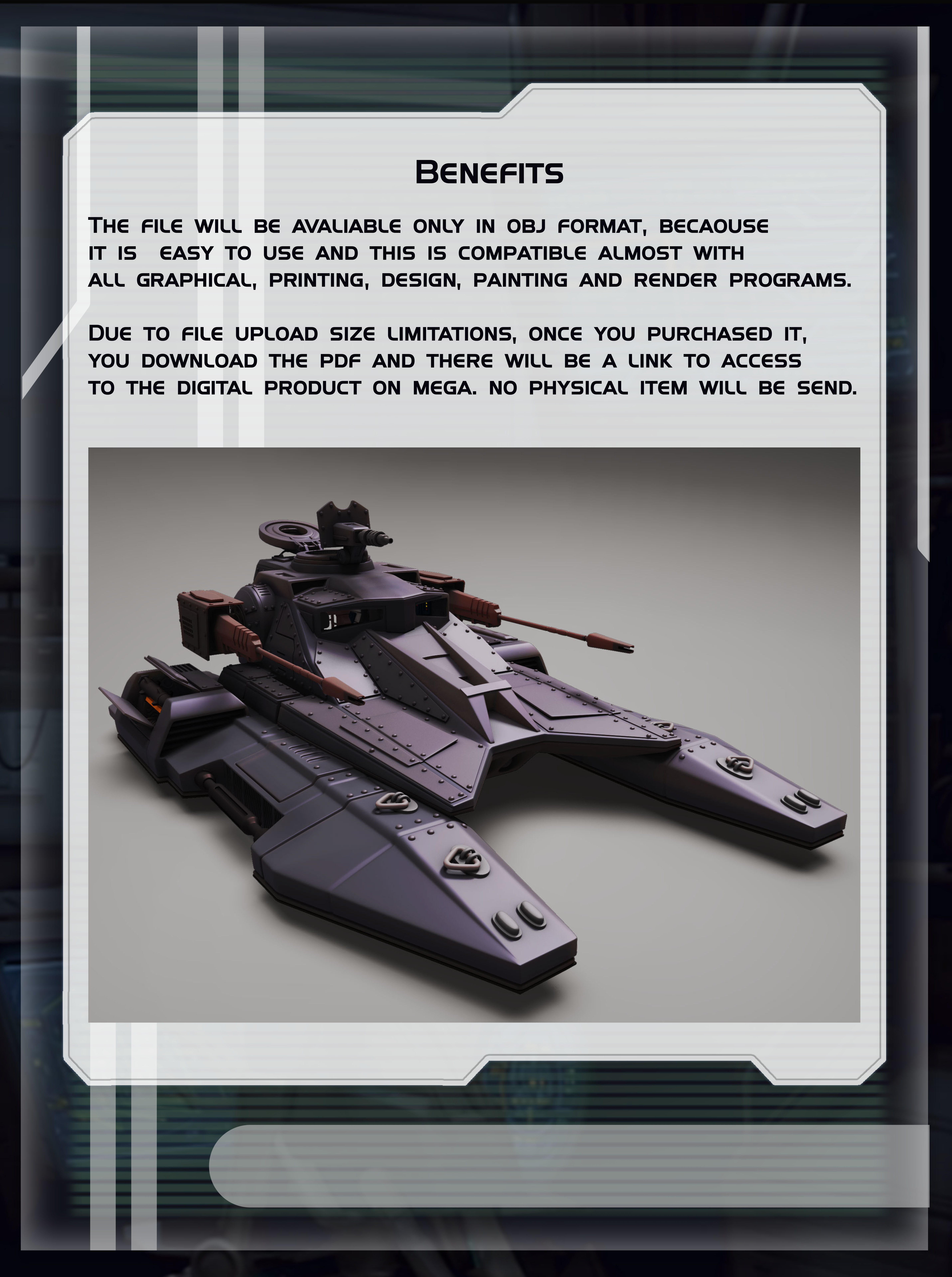 star wars 3d printable high detailed  tx-130 hover tank 3D print model_8