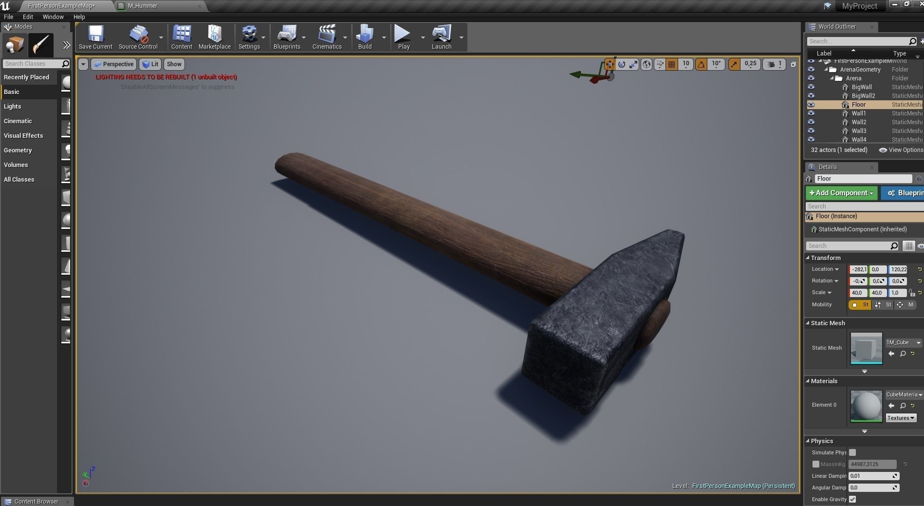 Set of tools PBR Low Poly Free low-poly 3D model_19
