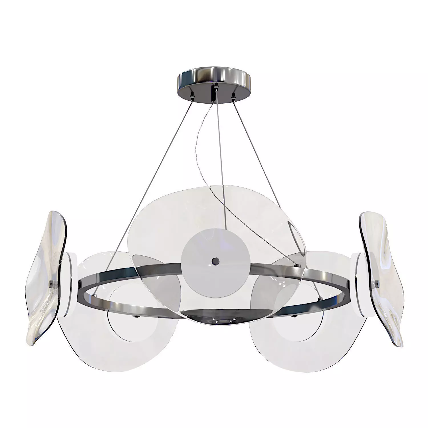 Odeon light fluent chandelier 3D model