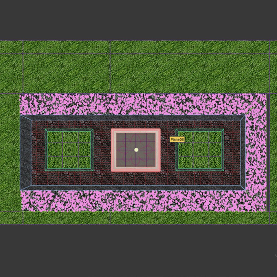 Garden Fountain 3D model_9