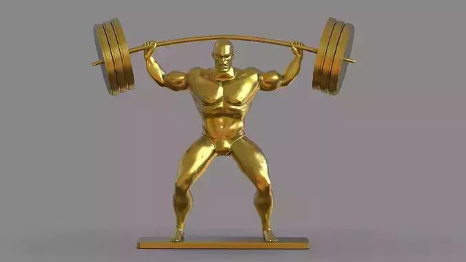 Strong Man Statue
