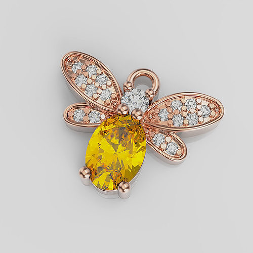 Bee Pendant  3D print model