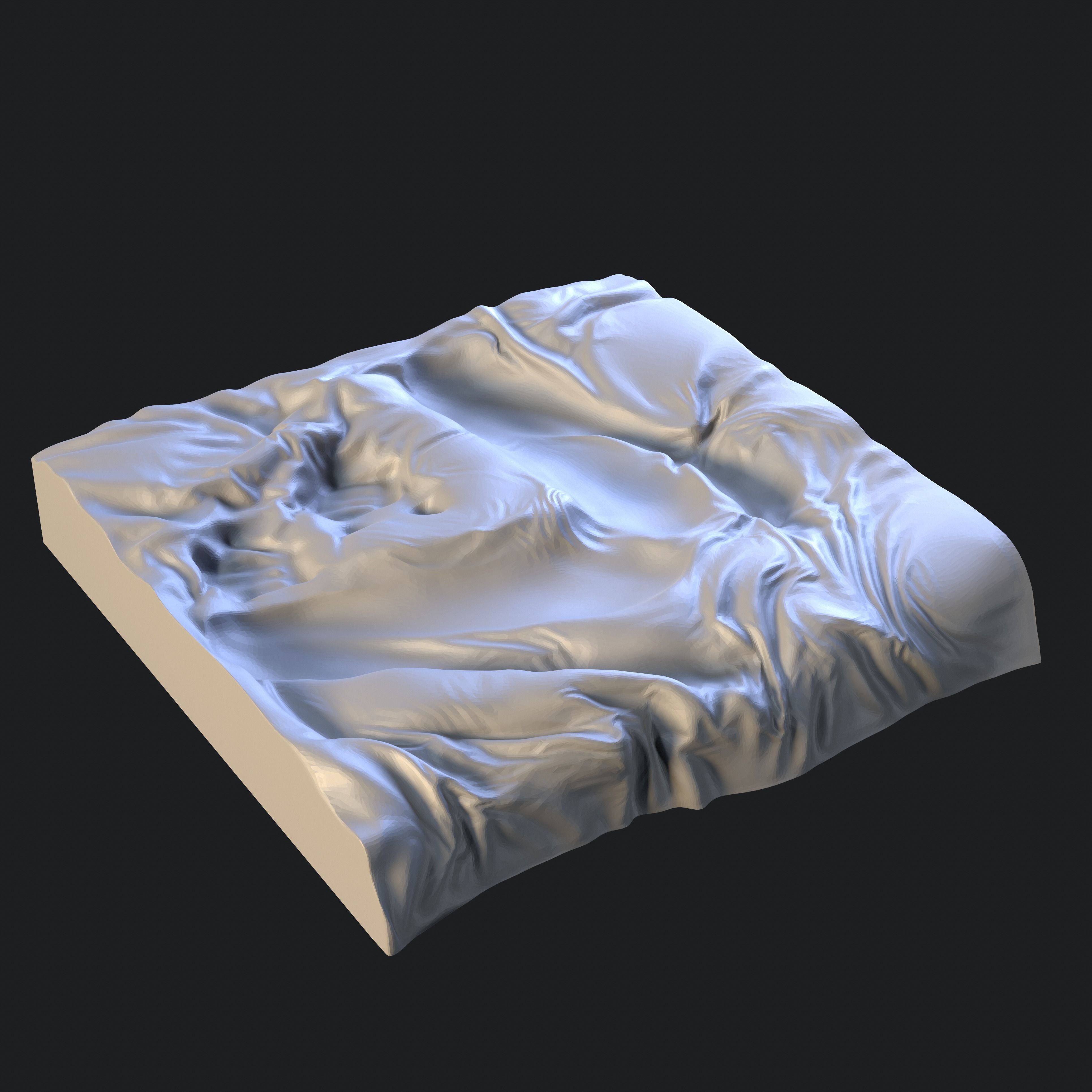 Lady in languid expectation printable figurine 3D print model_21