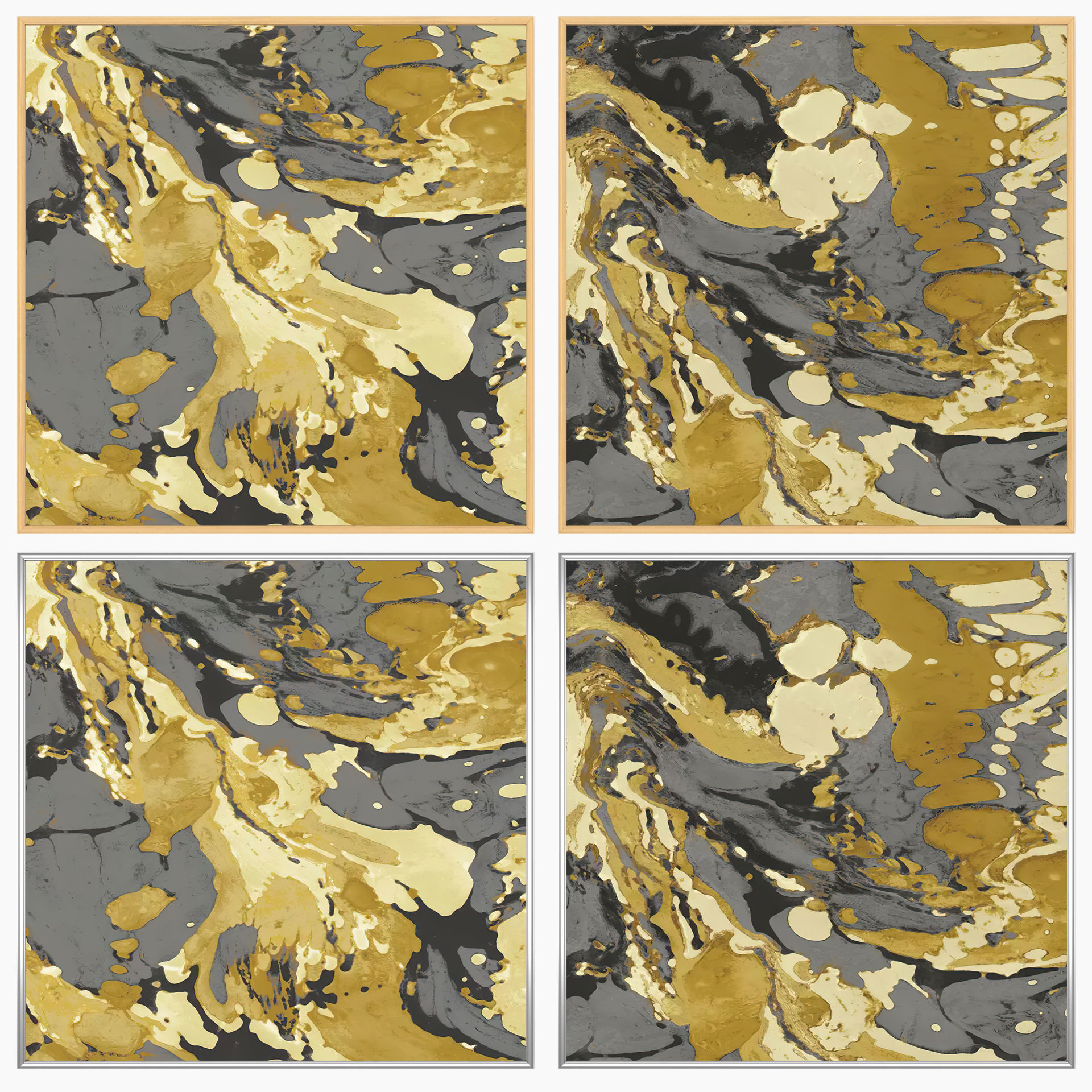 Wall Art Set 4075 3D model_2