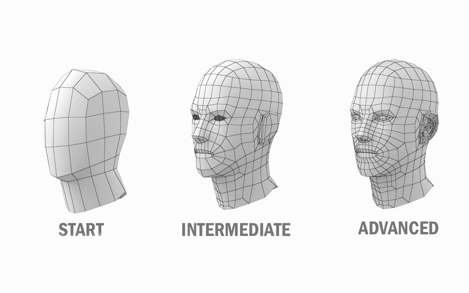 Natural Male in Rest Pose Base Mesh 3D model_14