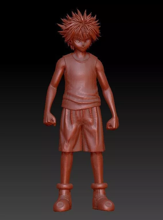Killua figure from Hunter X Hunter Anime 3D print model