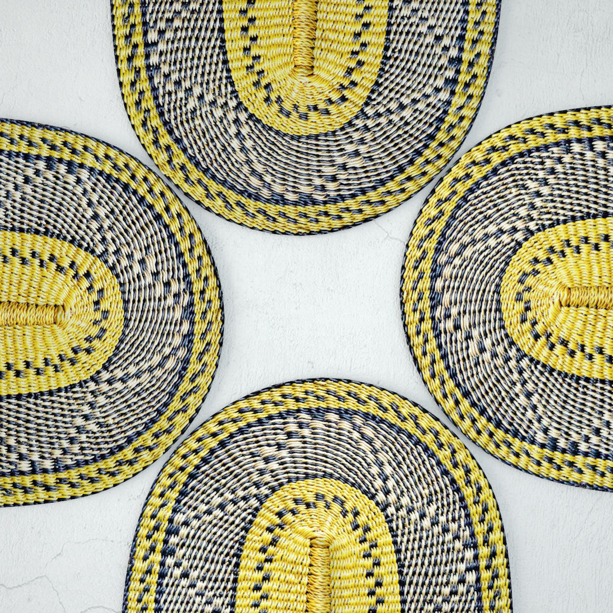 African Handwoven Fan 34 3D model_5