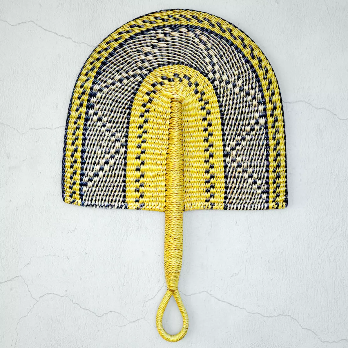 African Handwoven Fan 34 3D model_0