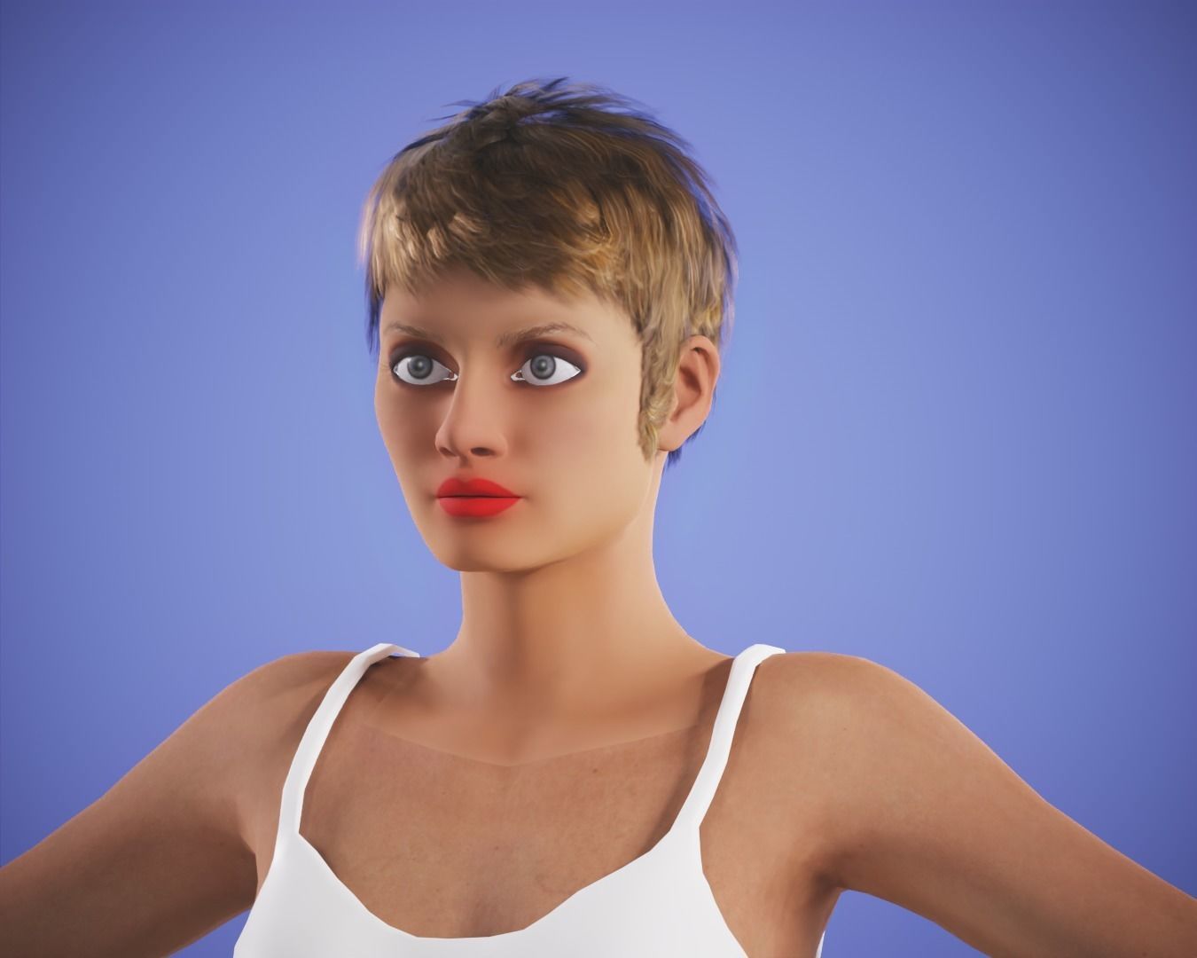 game  rigged   pack Low-poly 3D model_1