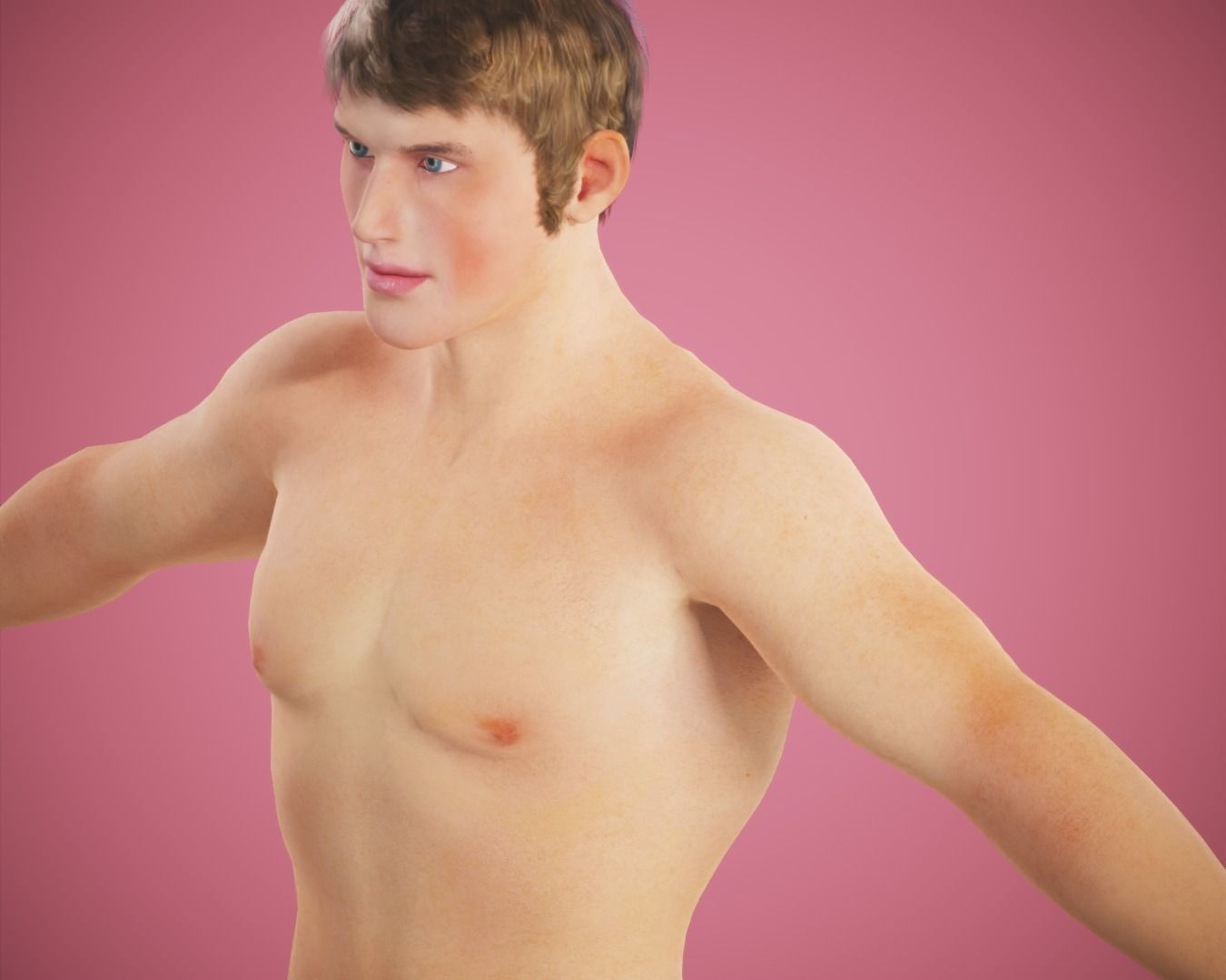 game  rigged   pack Low-poly 3D model_4