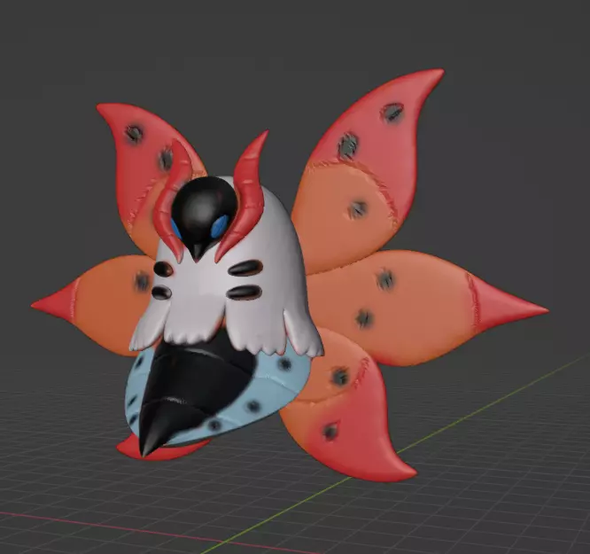 Volcarona 3D print model_0