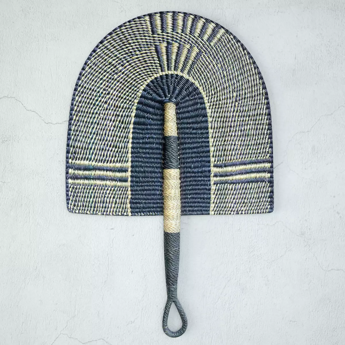 African Handwoven Fan 41 3D model_0