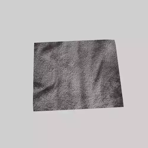 Bed Blanket Low-poly 3D model