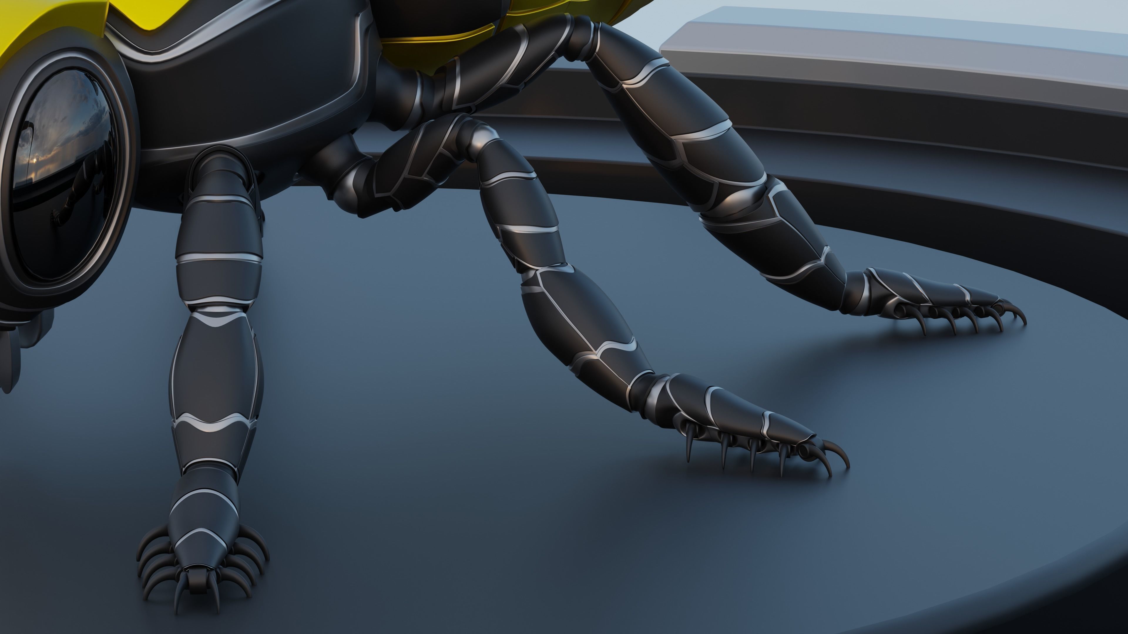 Robot Bee 3D model_5
