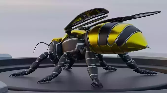 Robot Bee 3D model