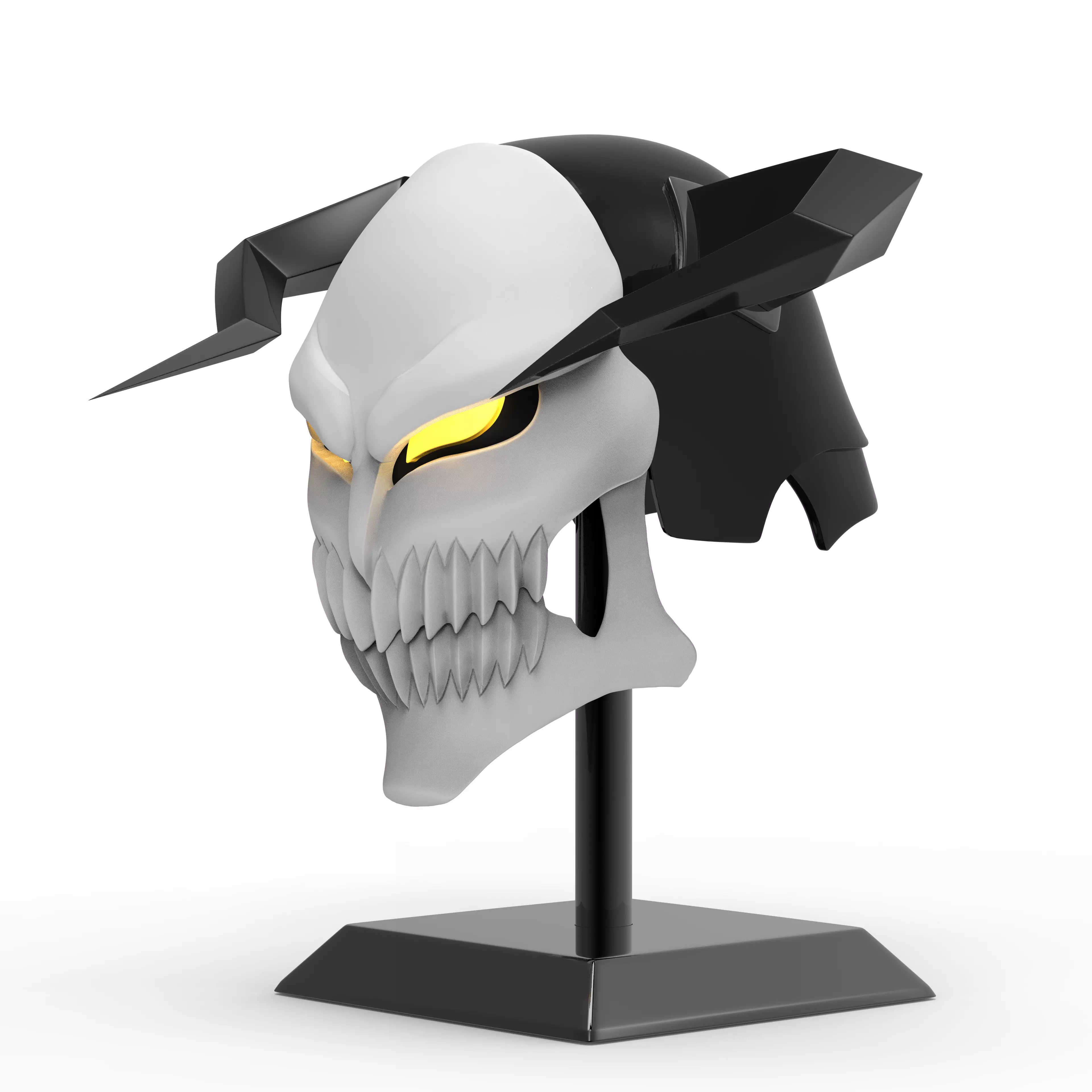 Hollow WHITE Mask -- Bleach 3D print model_0