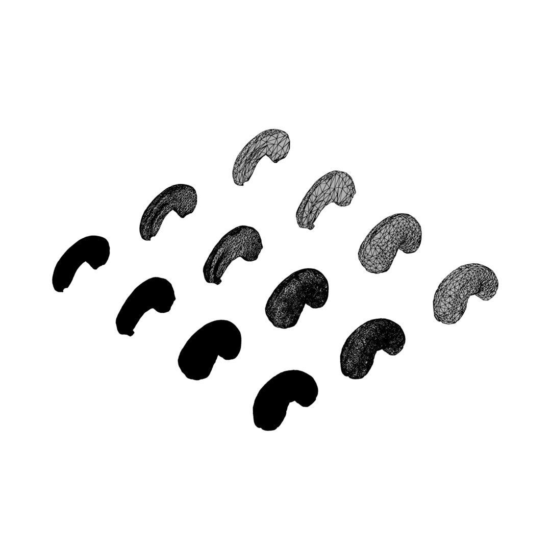 Cashew Caju Nuts 3D Model 3D model_3