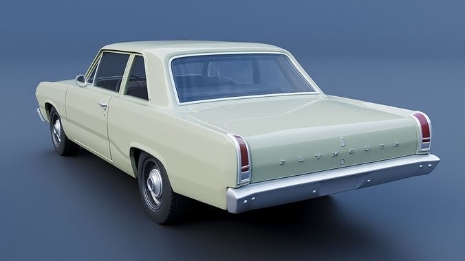 Plymouth Valiant 100 1967 3D print model 5