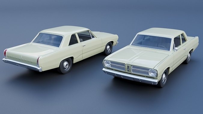 Plymouth Valiant 100 1967 3D print model 2