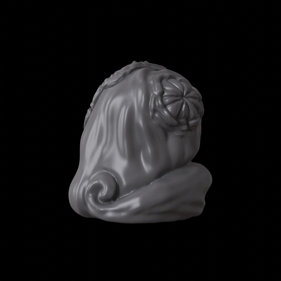 Dropper Bottle Color Swatch Cap 3D Model  3D print model_5