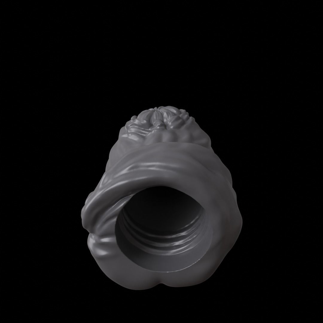 Dropper Bottle Color Swatch Cap 3D Model  3D print model_12