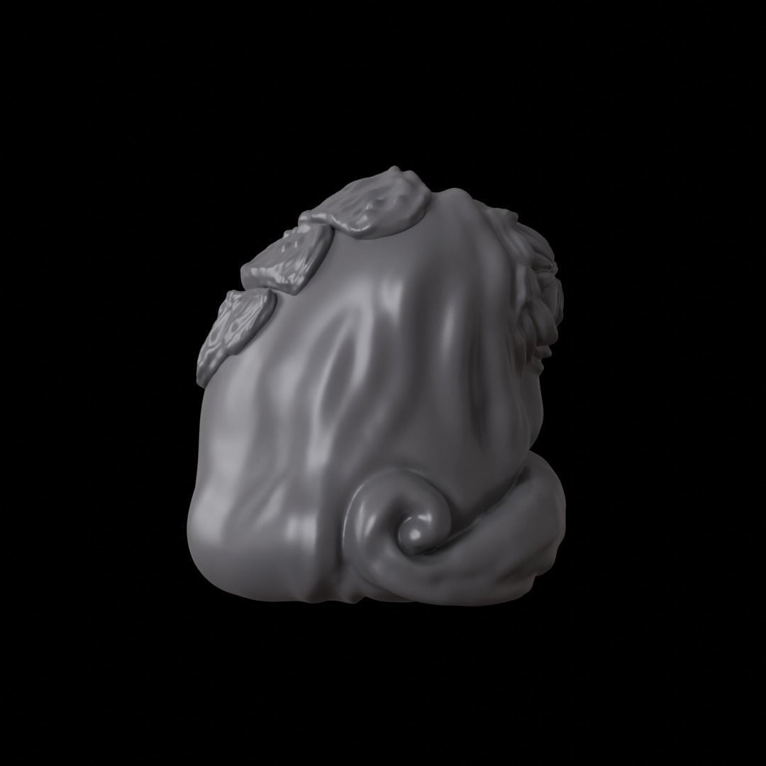 Dropper Bottle Color Swatch Cap 3D Model  3D print model_6