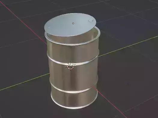 Oil container with cover