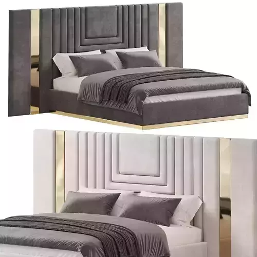  Madlen Modern Bed 3D model