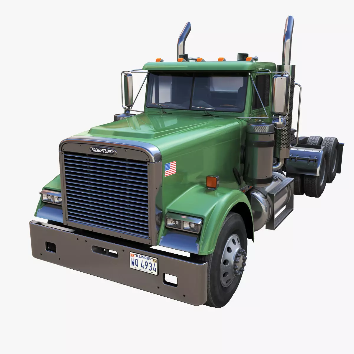 Freightliner Classic XL daycab truck 3D model