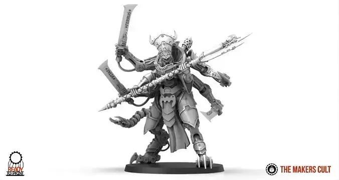 Iron Hive - Magna Nemeriss the Ascended Swarmlady 3D print model