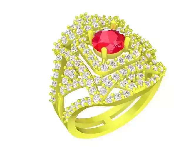 5094 vietnamese luxury diamond women ring 