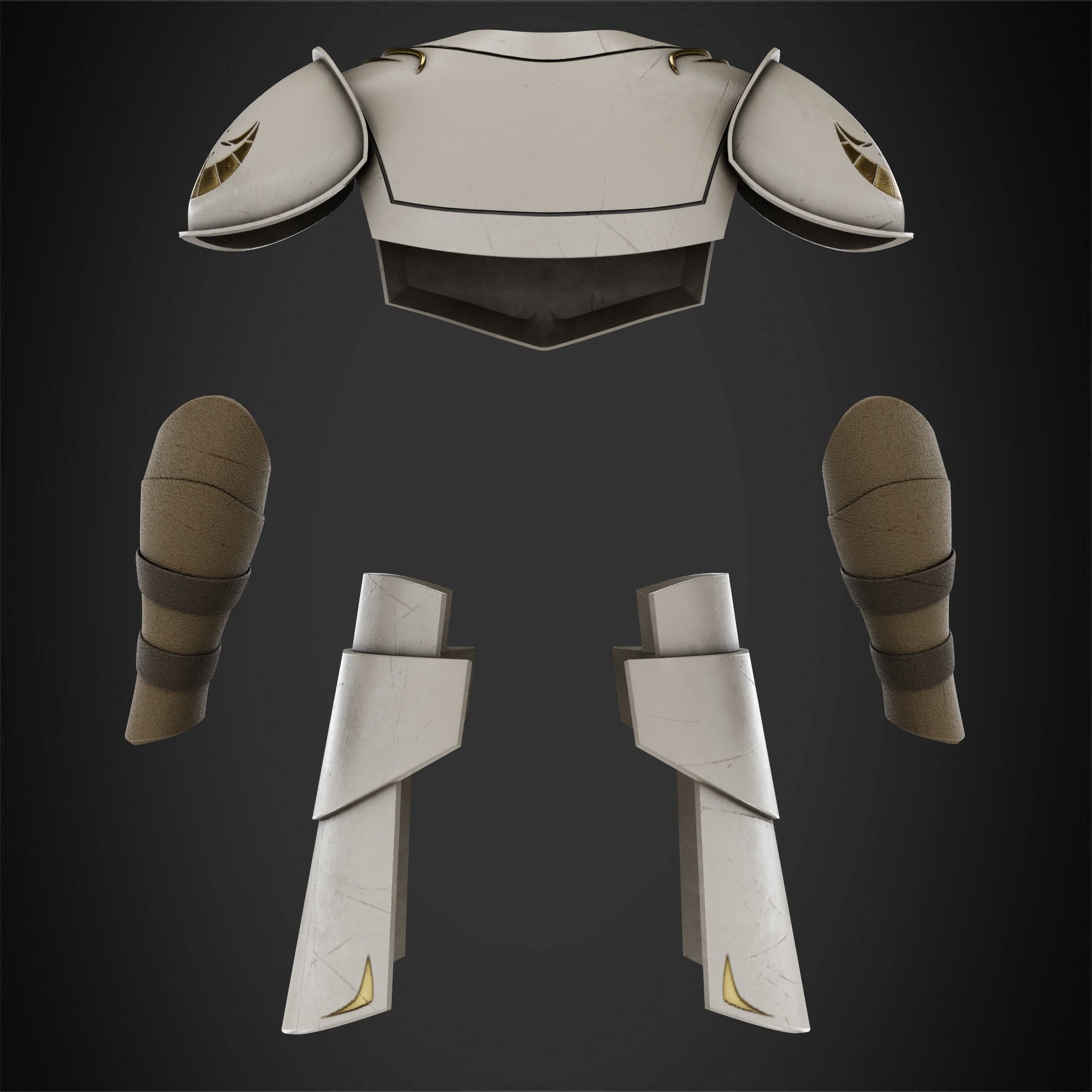Star Wars Jedi Temple Guard Armor for Cosplay 3D print model_6
