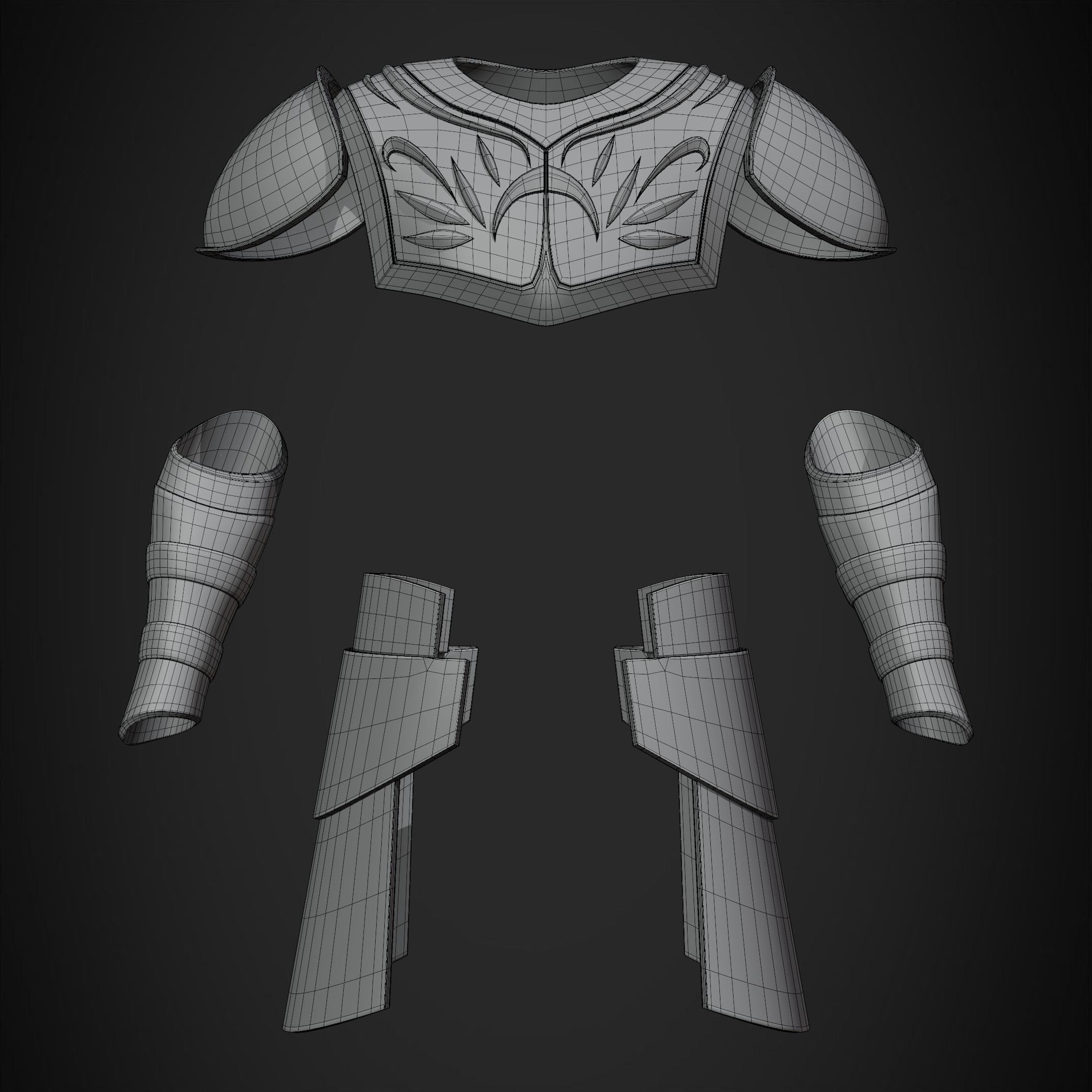 Star Wars Jedi Temple Guard Armor for Cosplay 3D print model_10