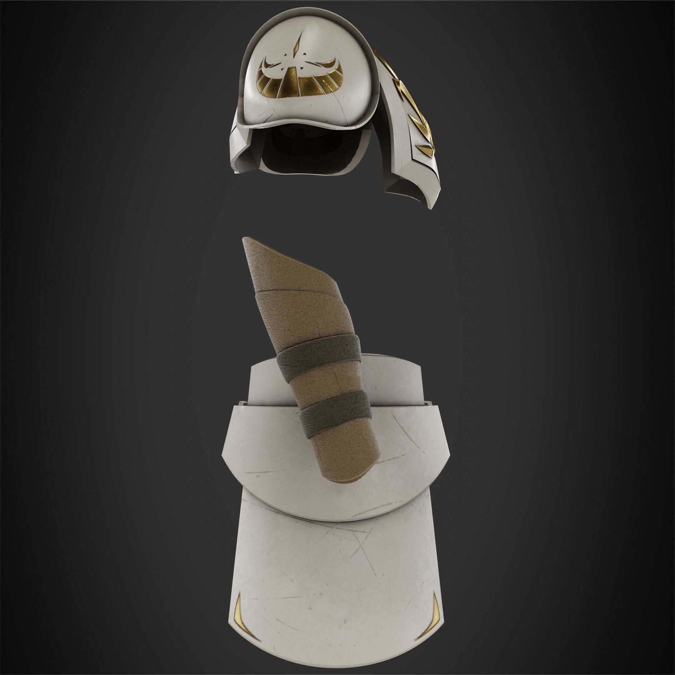 Star Wars Jedi Temple Guard Armor for Cosplay 3D print model_8