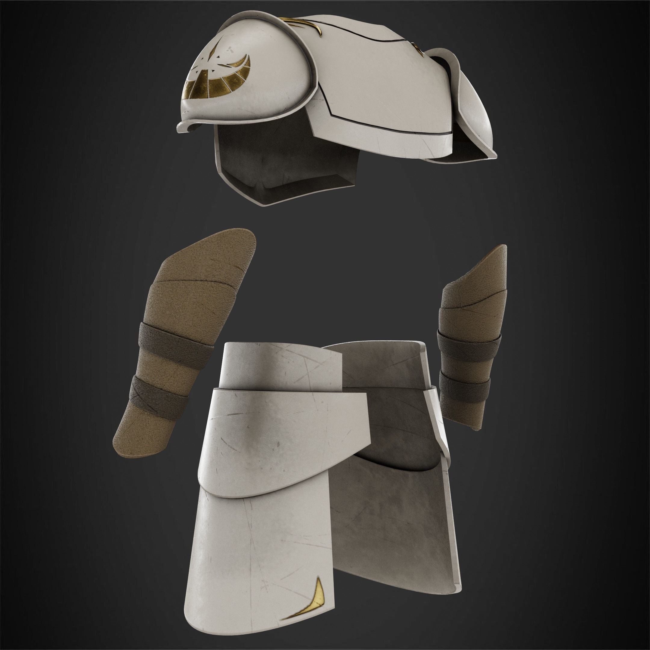 Star Wars Jedi Temple Guard Armor for Cosplay 3D print model_5
