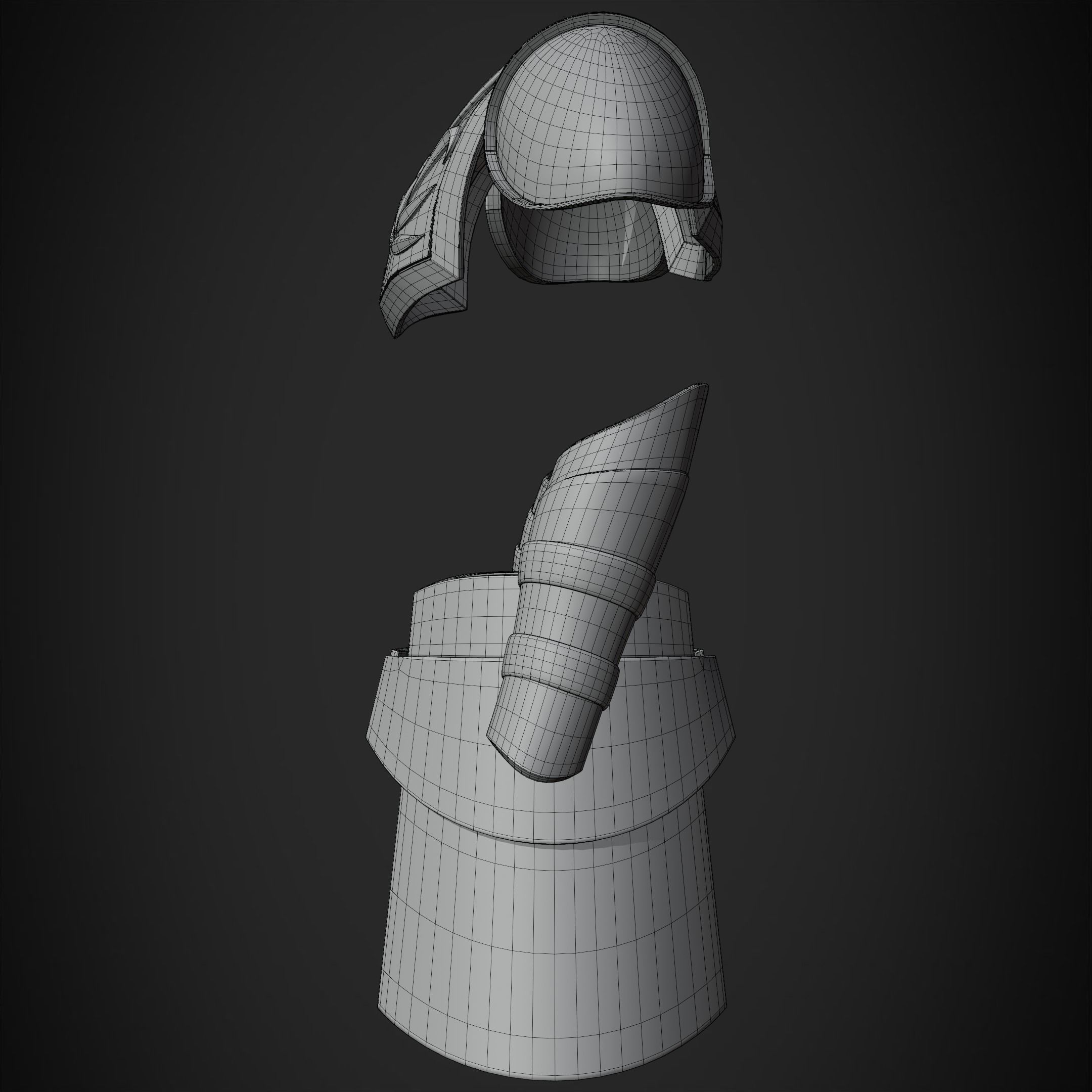 Star Wars Jedi Temple Guard Armor for Cosplay 3D print model_14