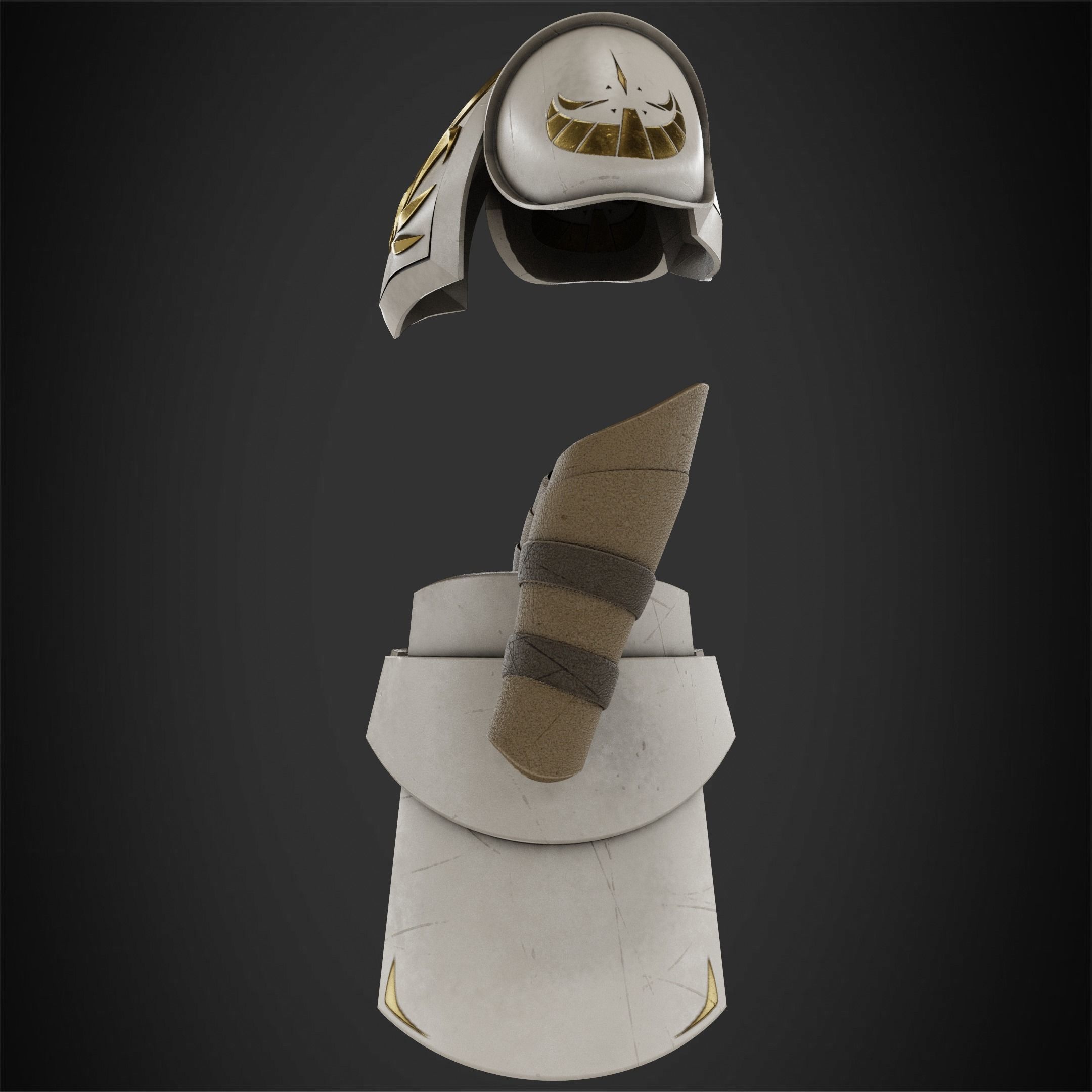 Star Wars Jedi Temple Guard Armor for Cosplay 3D print model_4