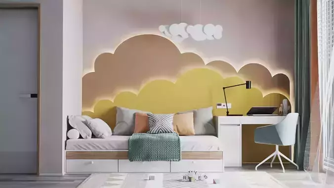 Children Room-01 3D model