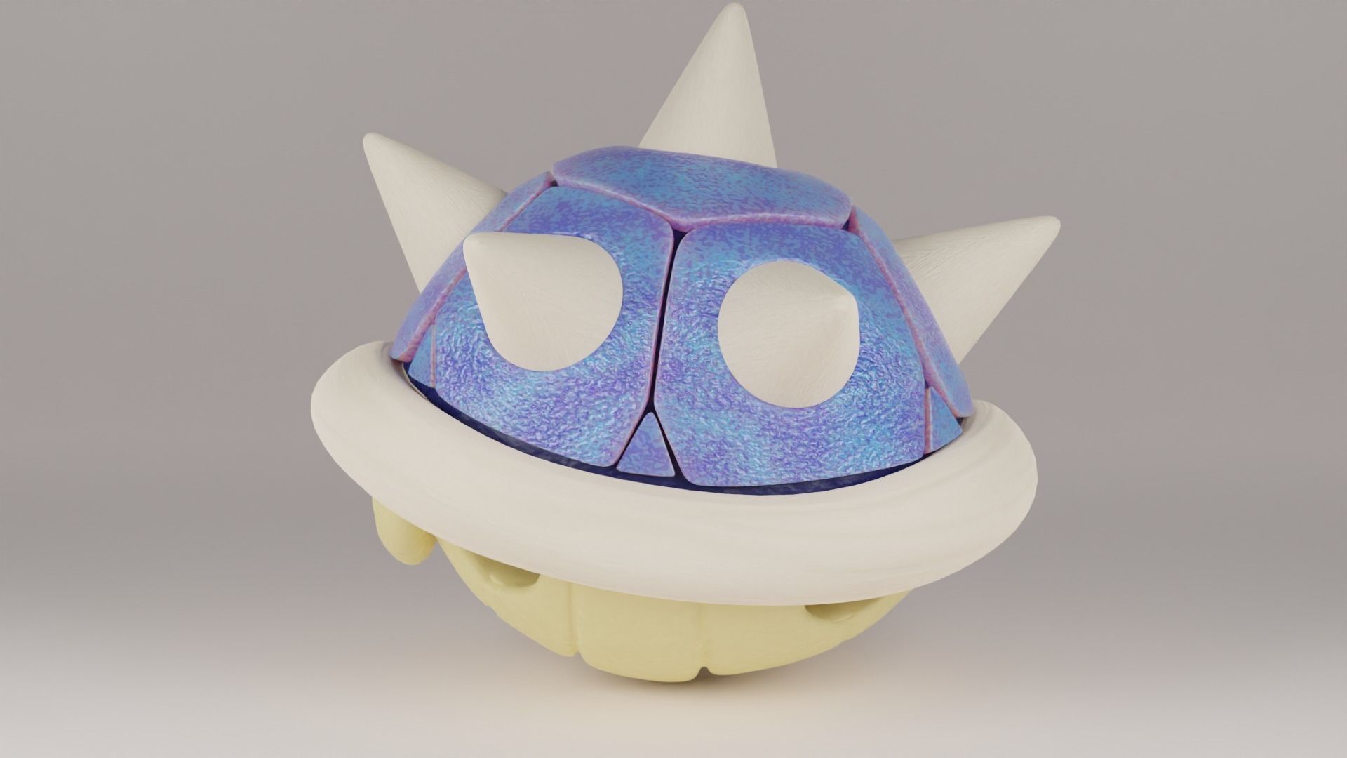 Shells and spiny shell 3D model | CGTrader