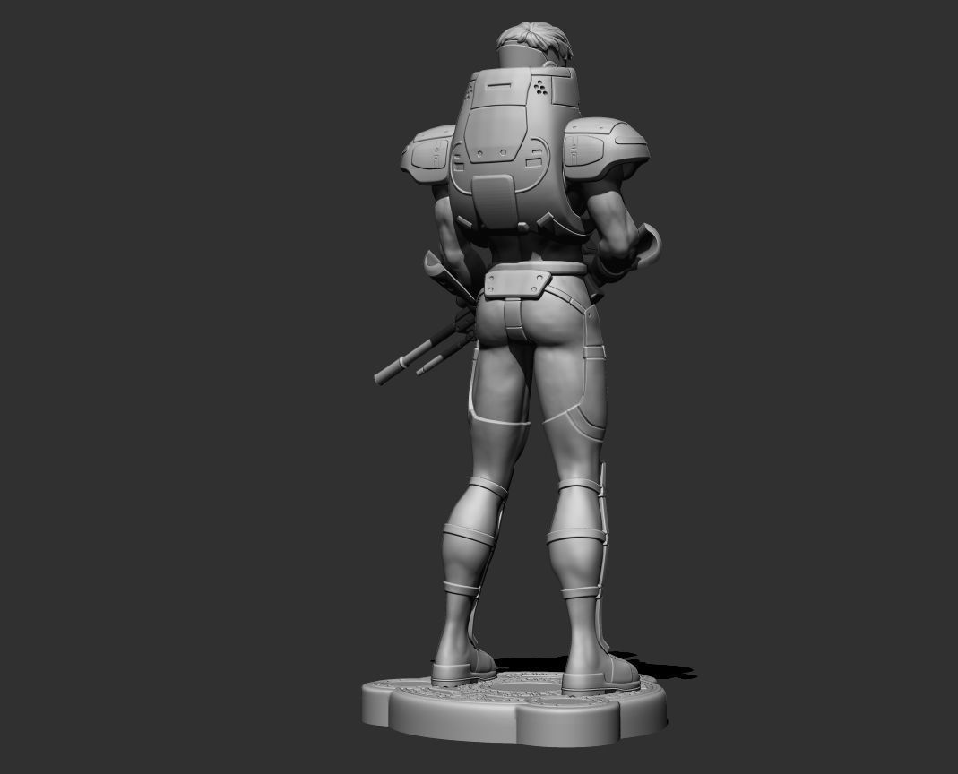 PSO RAmar character model 3D print model_3