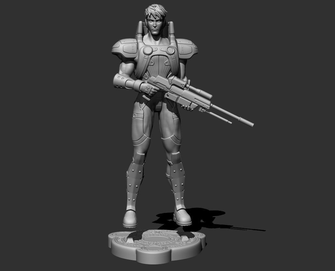 PSO RAmar character model 3D print model_5