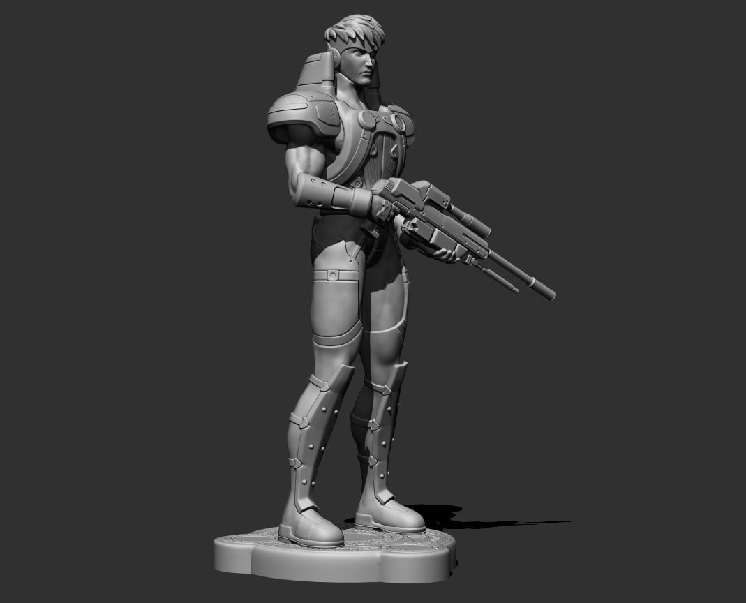 PSO RAmar character model 3D print model_4