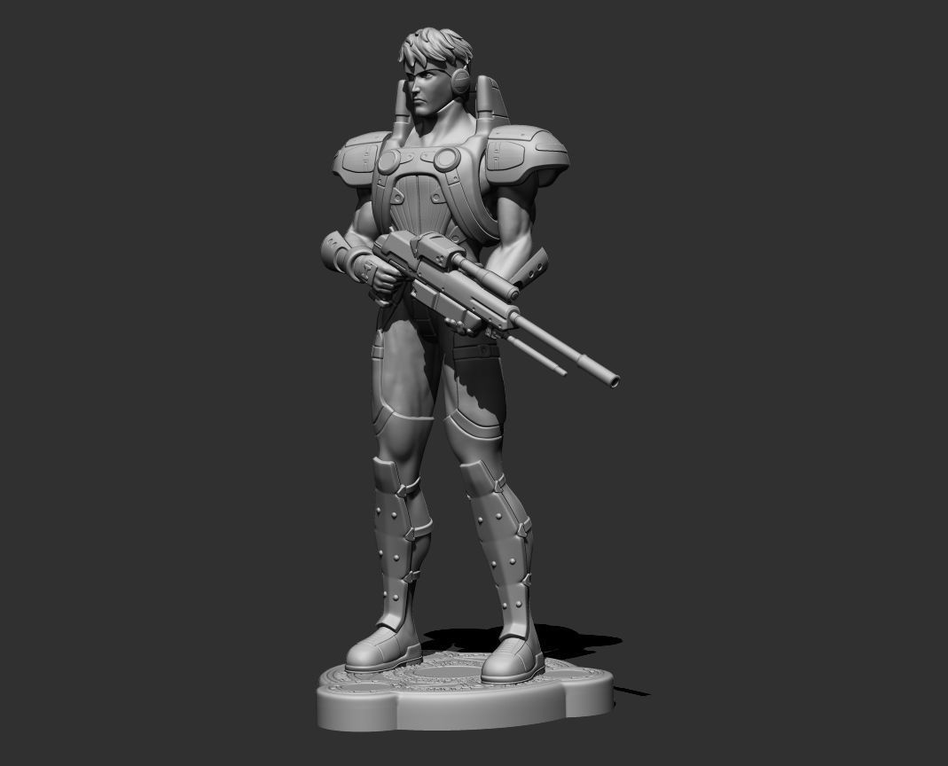PSO RAmar character model 3D print model_1
