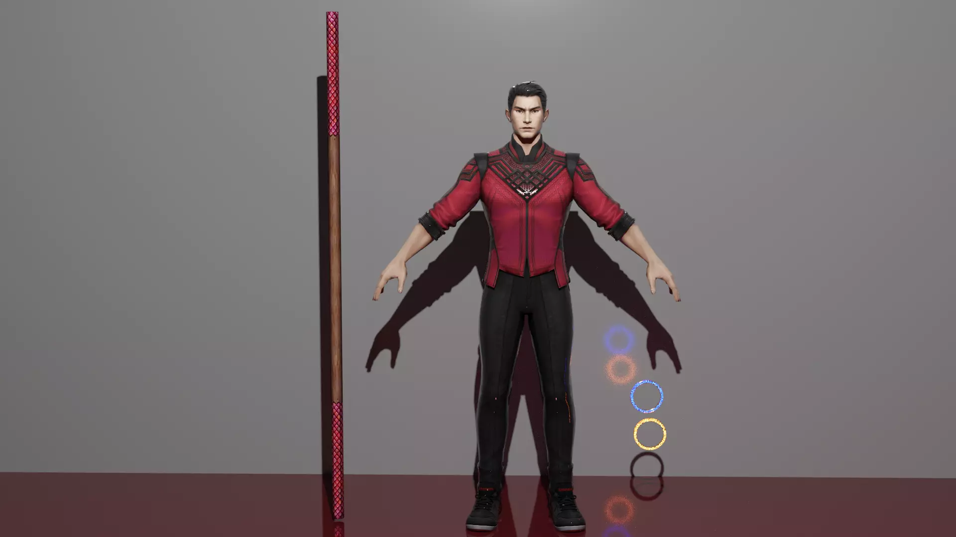 Shang Chi Low-poly 3D model