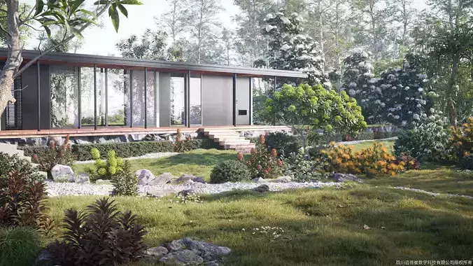 Maxtree Plant Models Vol 119 - Mesh