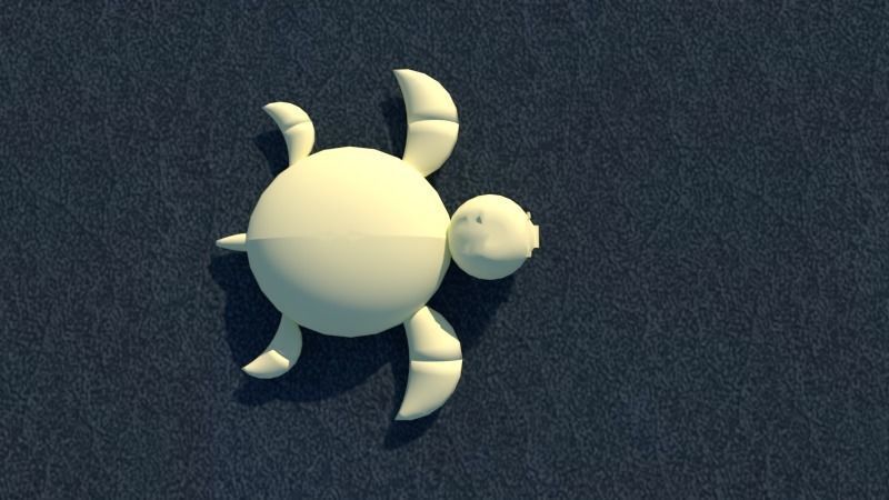 TORTUGA MARINA 3D model_6