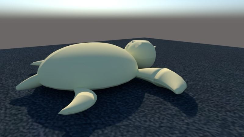 TORTUGA MARINA 3D model_5