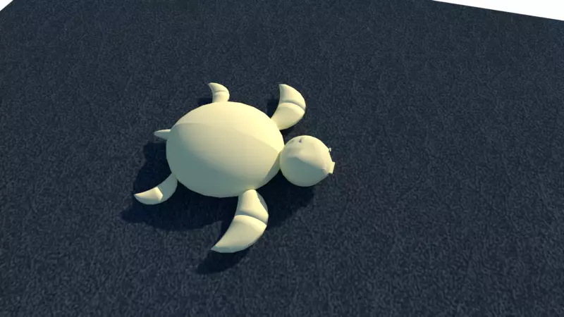 TORTUGA MARINA 3D model_0